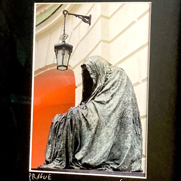 Custom Framed Grim Reaper Death Statue Art Prague - Picture 2 of 11